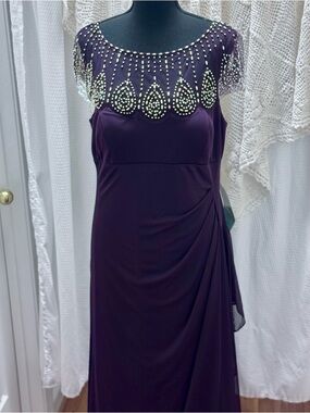 open lace back dress Emma sequin rhinestone party dress beige / Festival Dress main image 0